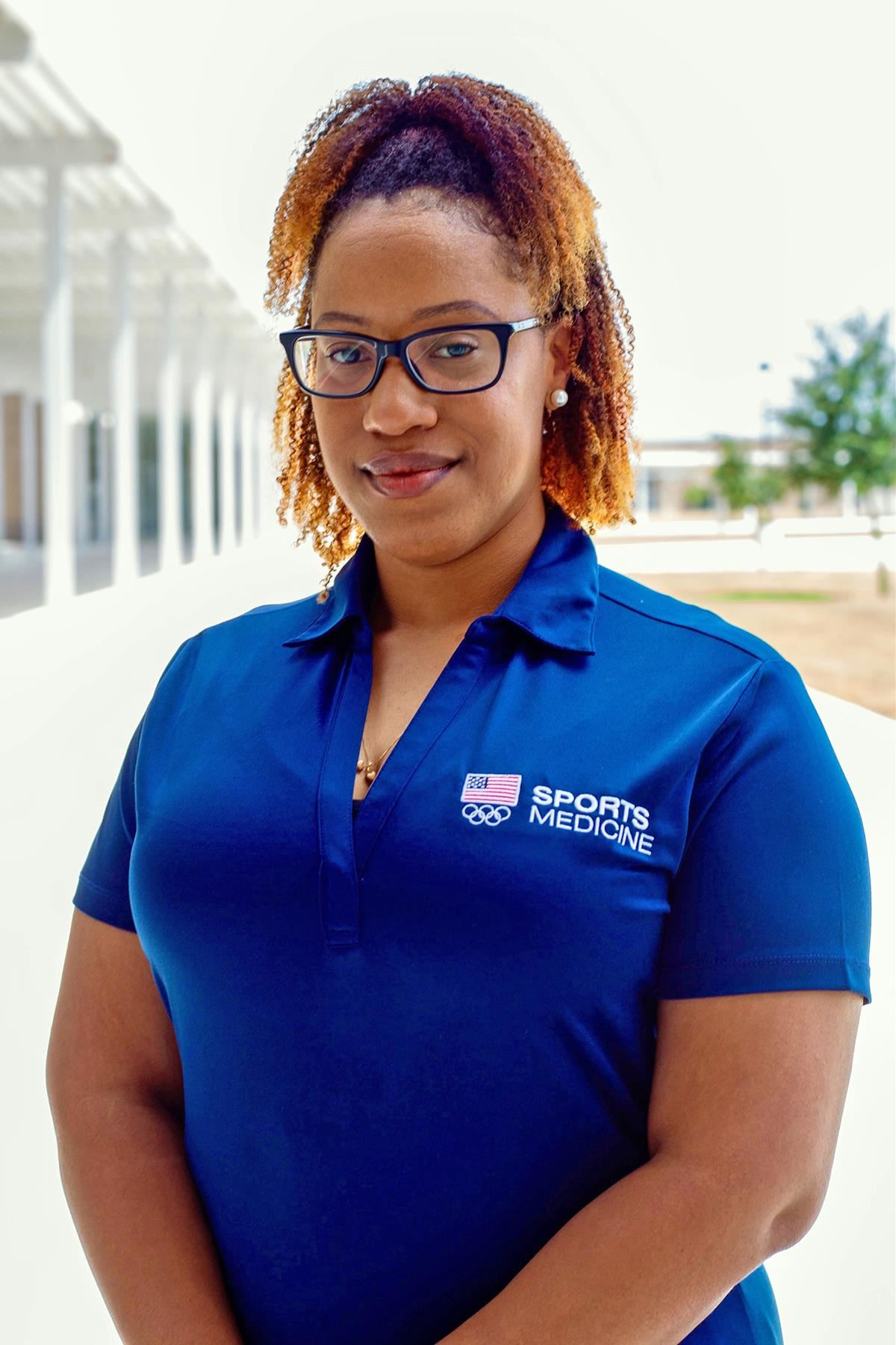 Dr. Shaneka Hampton-Longoria, Cypress Park health science teacher, recently completed a sports medicine internship.